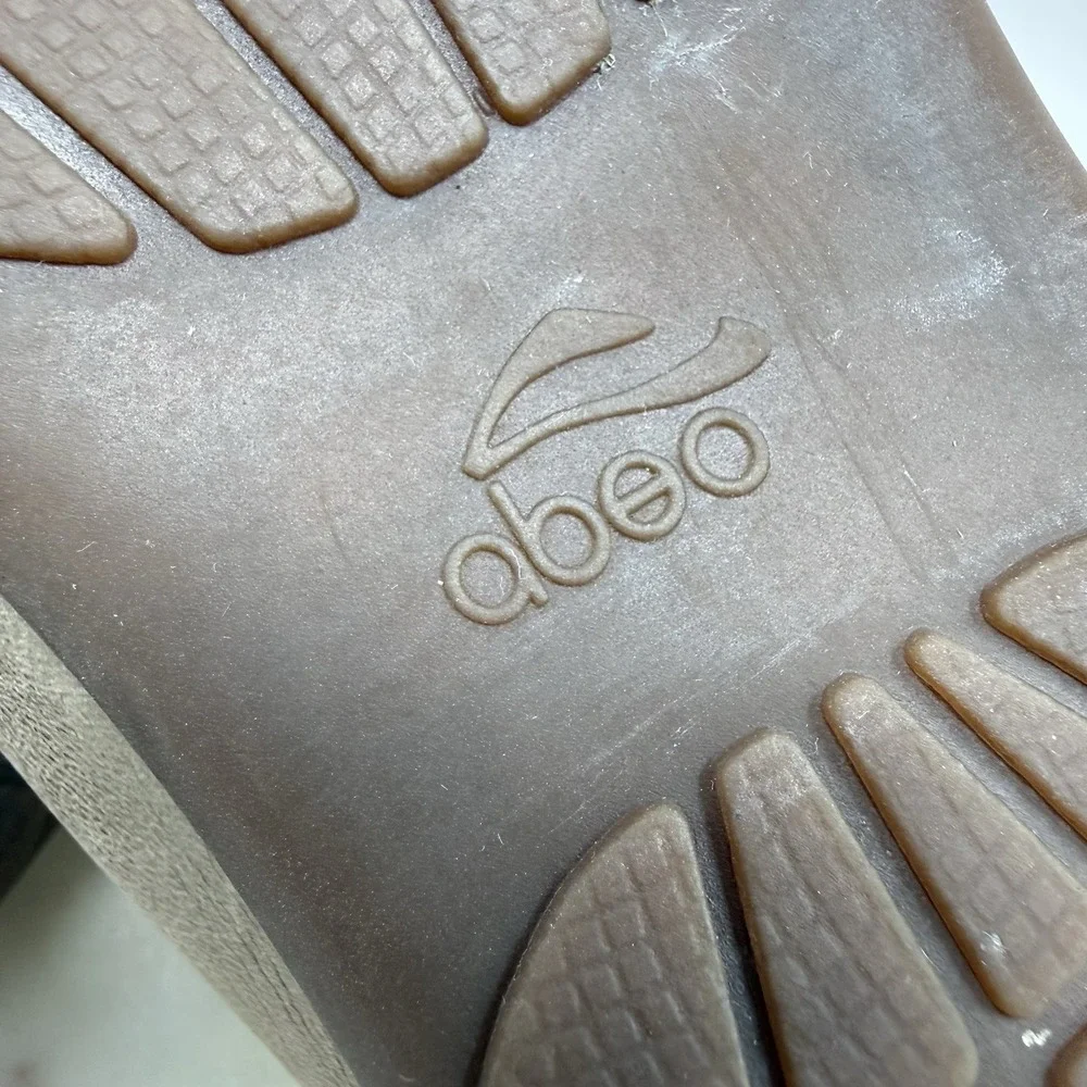 ABEO B.I.O.system 9N TALIA Brown Leather Mary Jane Built-In Orthotic Shoes